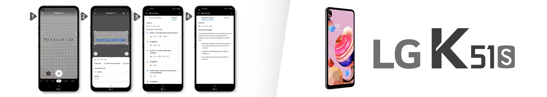 CELULARES LG PRESENTAN FUNCIÓN DE GOOGLE LENS QUE AYUDA A ESTUDIANTES EN OPERACIONES MATEMÁTICAS